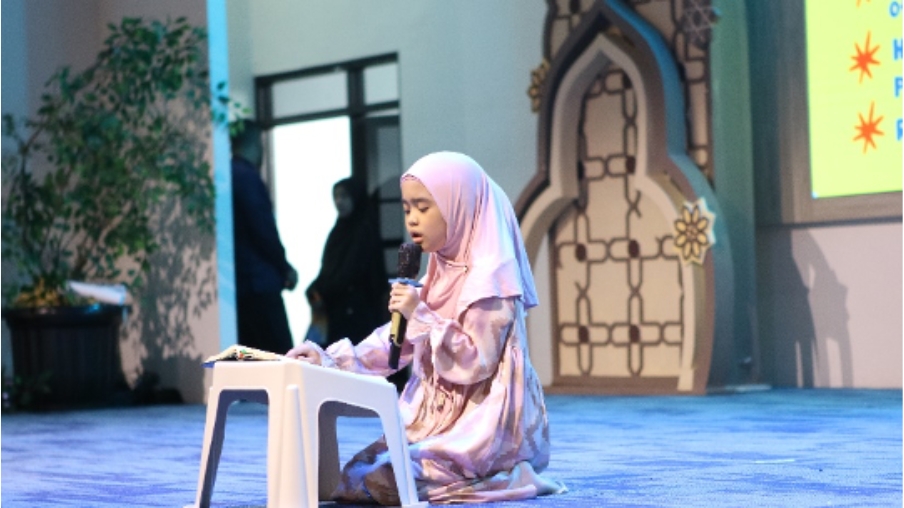 Momen kegiatan Isra Mi'raj di SD Nizamia Andalusia : Pembacaan Al Qur'an