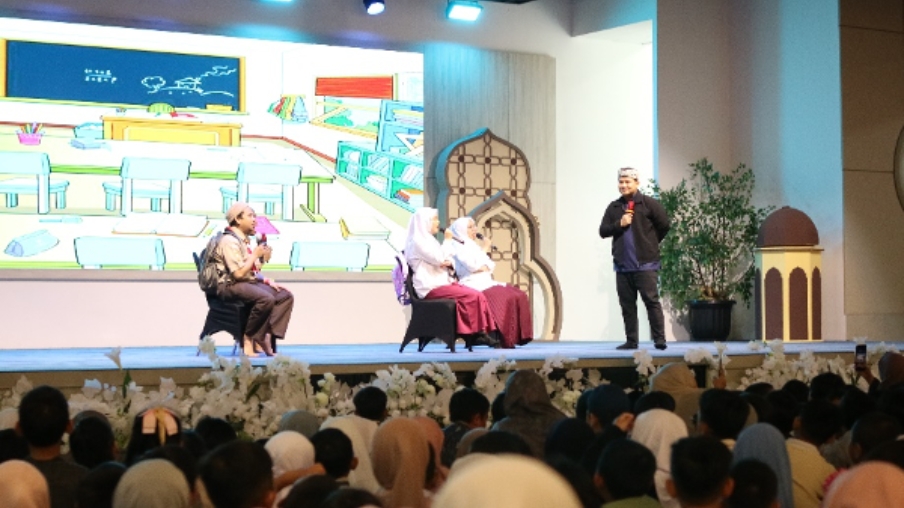 Momen kegiatan Isra Mi'raj di SD Nizamia Andalusia : Drama Hadiah Shalat dari Langit (1)
